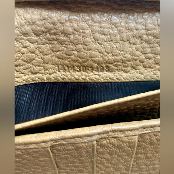 GUCCI Pebbled Leather Jackie Wallet w/ Horsebit Clasp - Picture 7 of 8